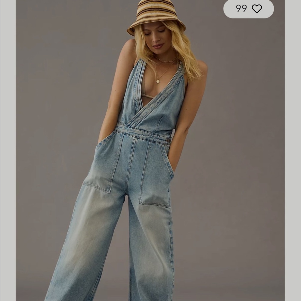 Anthropologie Etica Emel carpenter jumpsuit